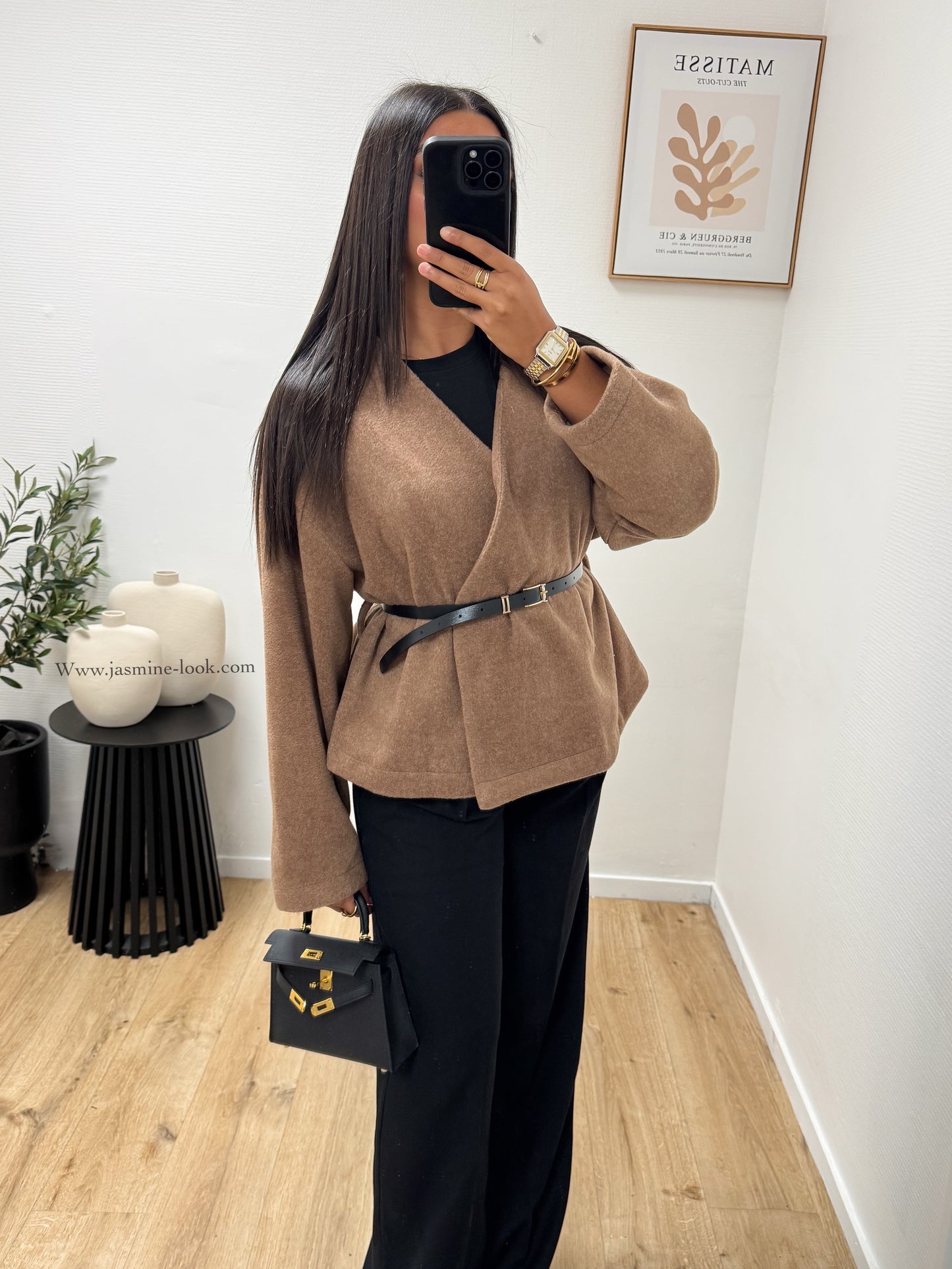 Veste polaire Cassy Camel