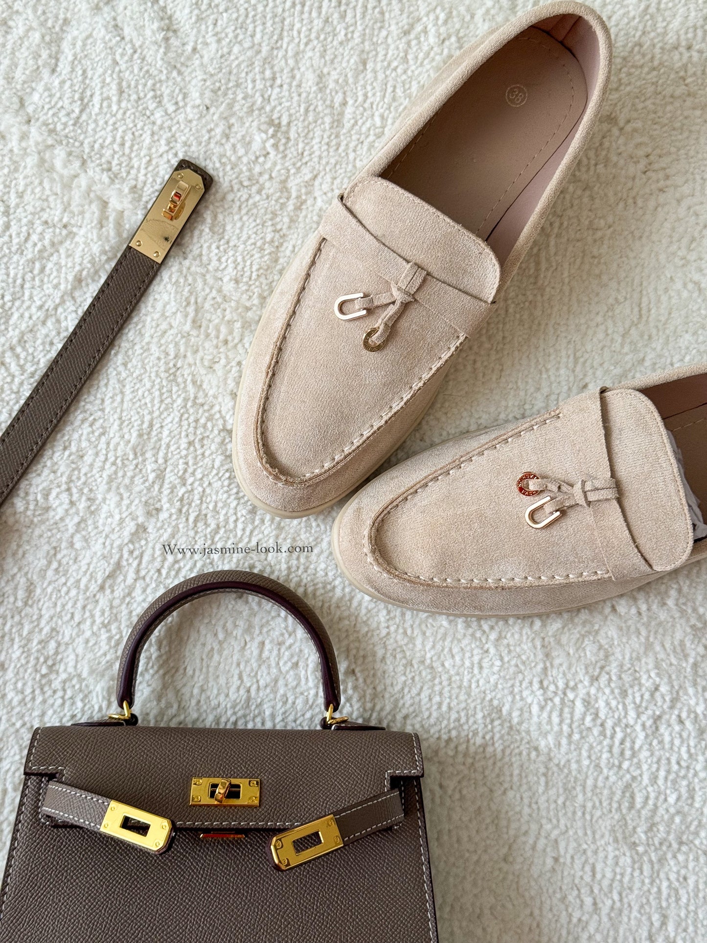 Beige Lora Moccasin