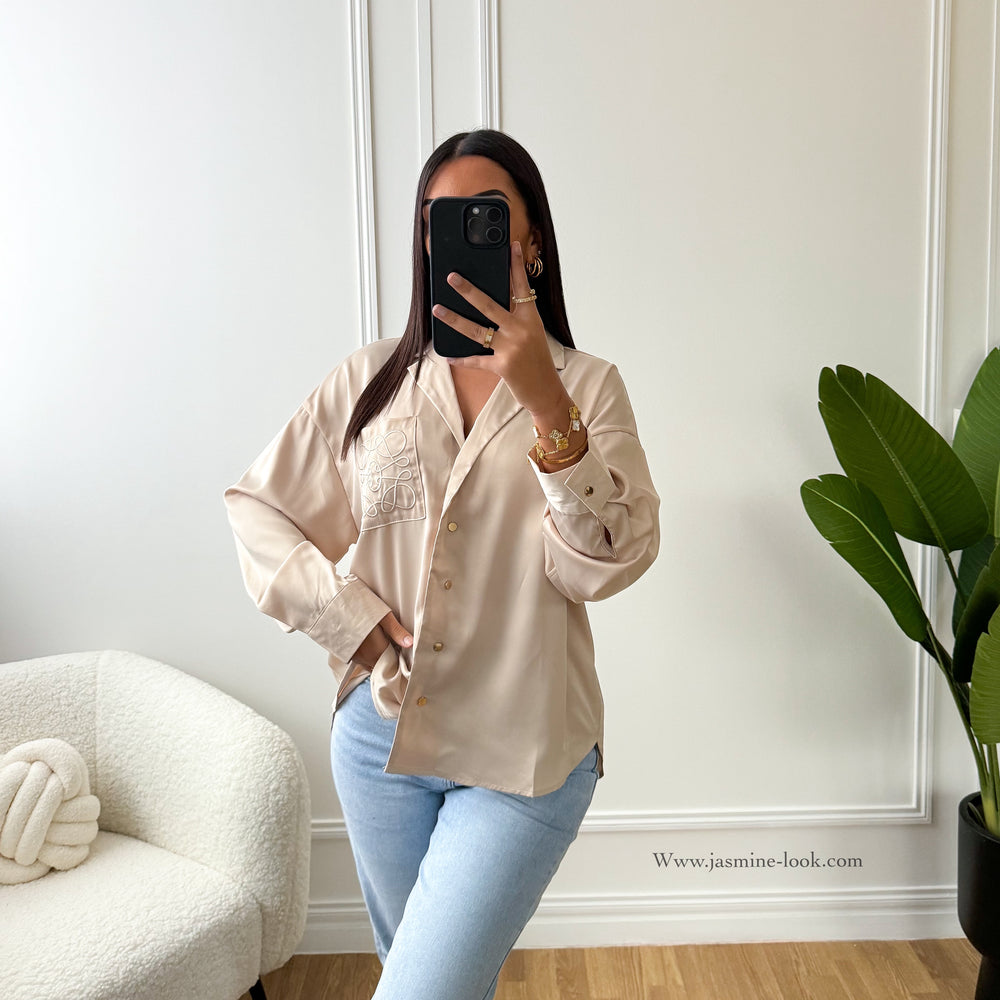 Lou beige shirt