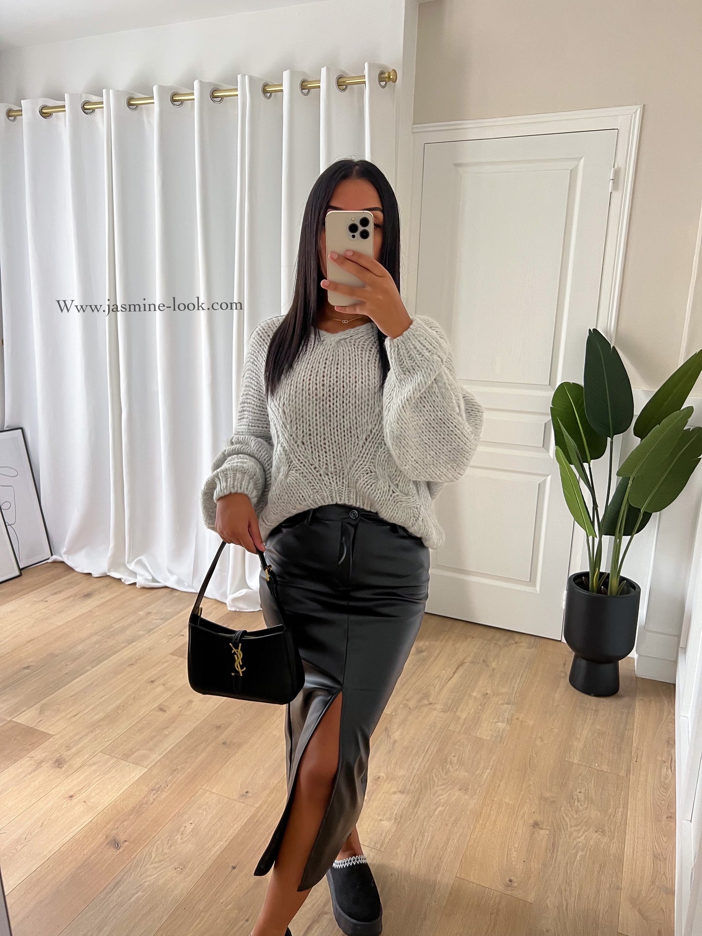 Fenty faux leather skirt (2 colors) and