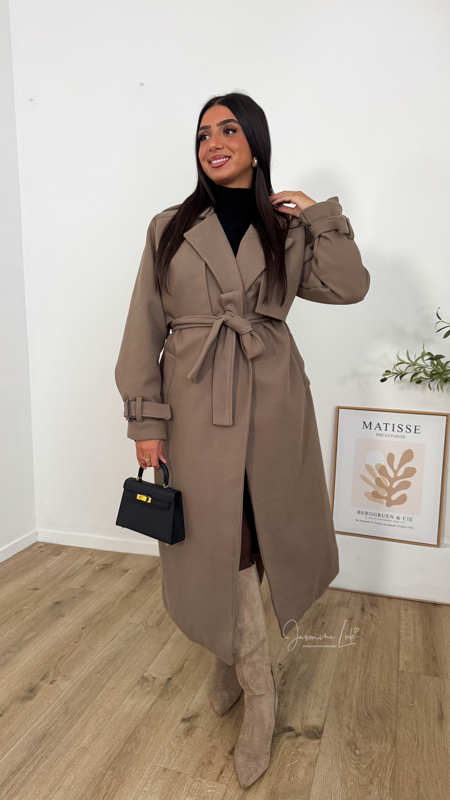 Manteau trench |Taupe