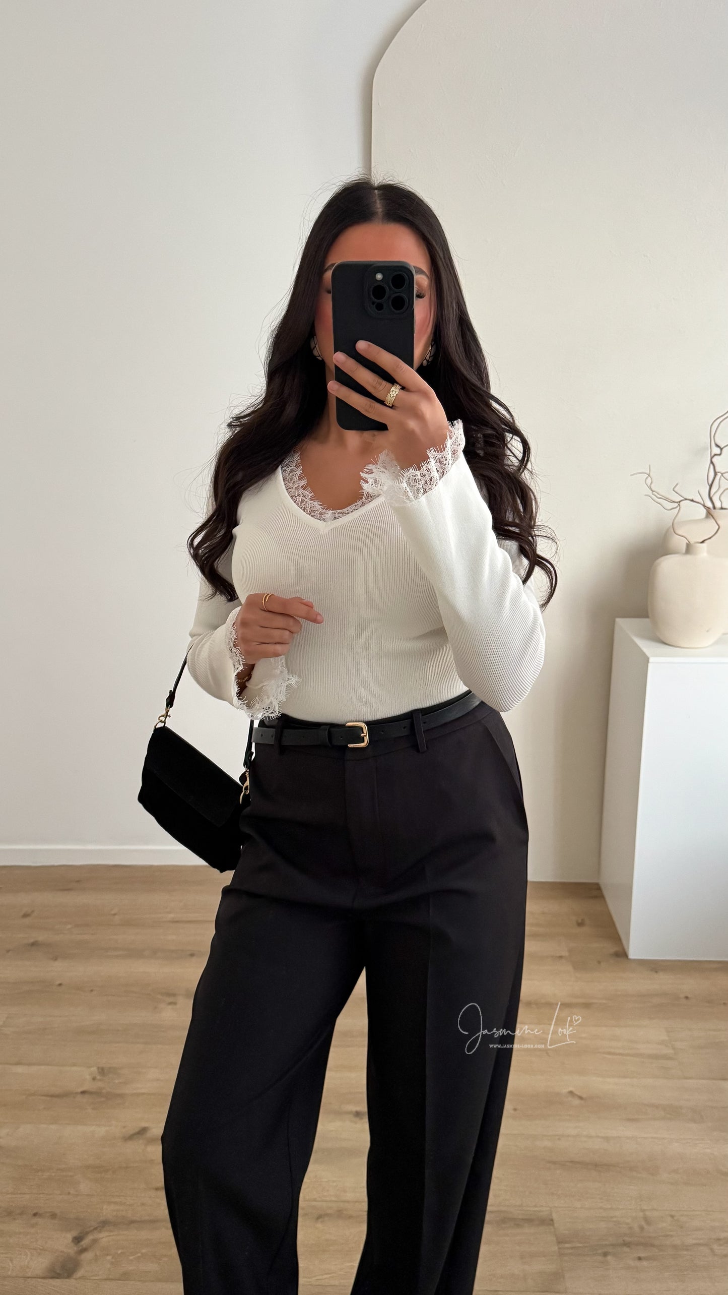 Pull Coty lace | Blanc