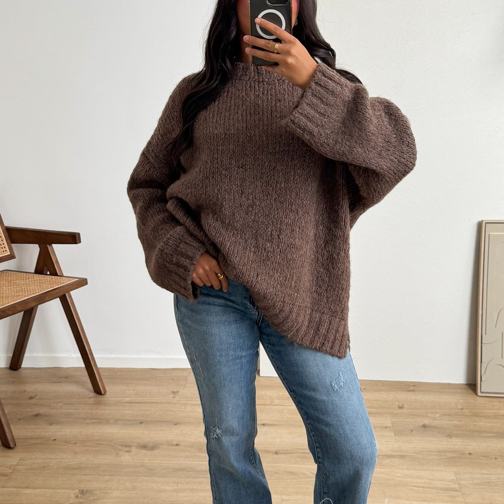 Pull Maïa taupe