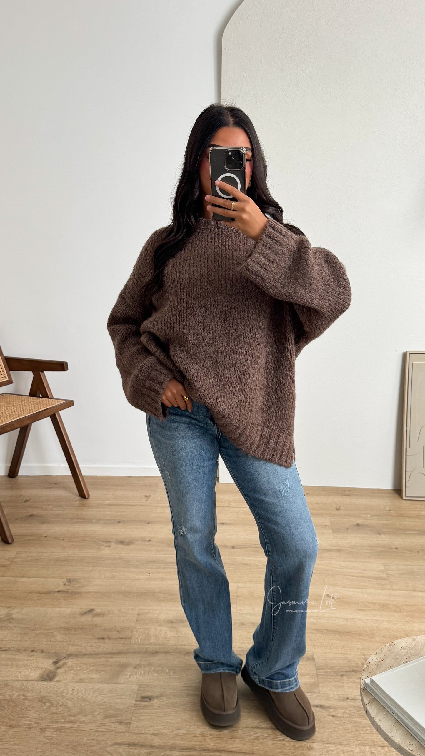 Pull Maïa taupe
