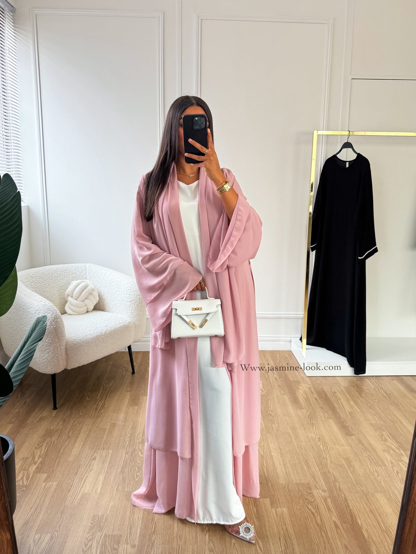 Nessma powder pink kimono