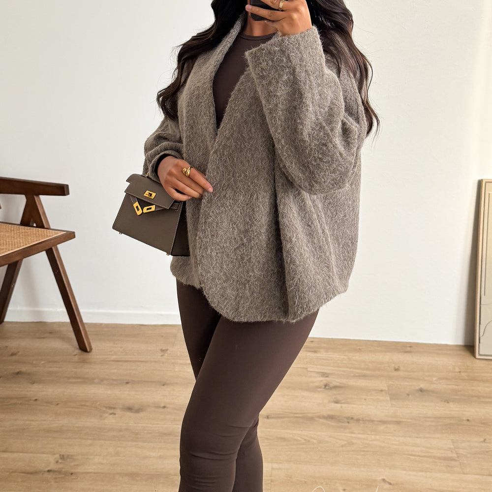 Veste Winter taupe