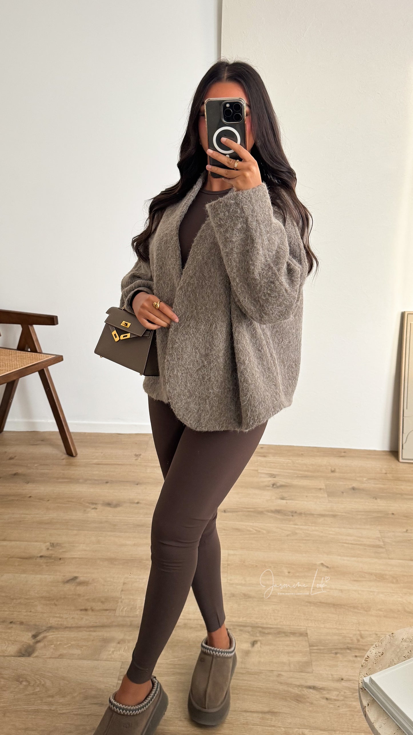 Veste Winter taupe