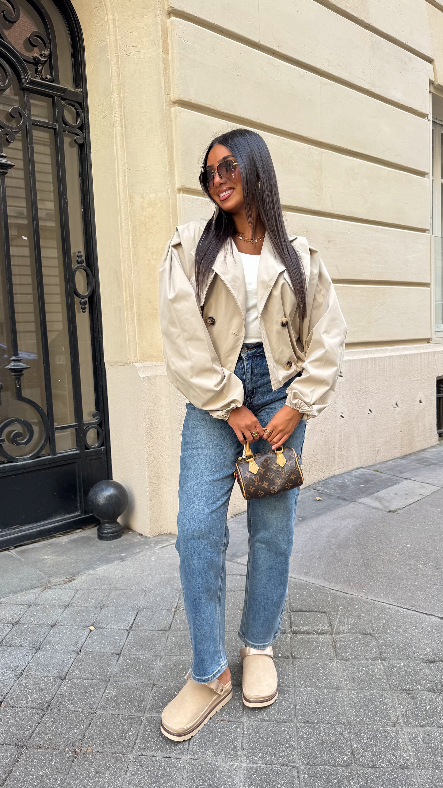 Trench ‘ Bomber beige