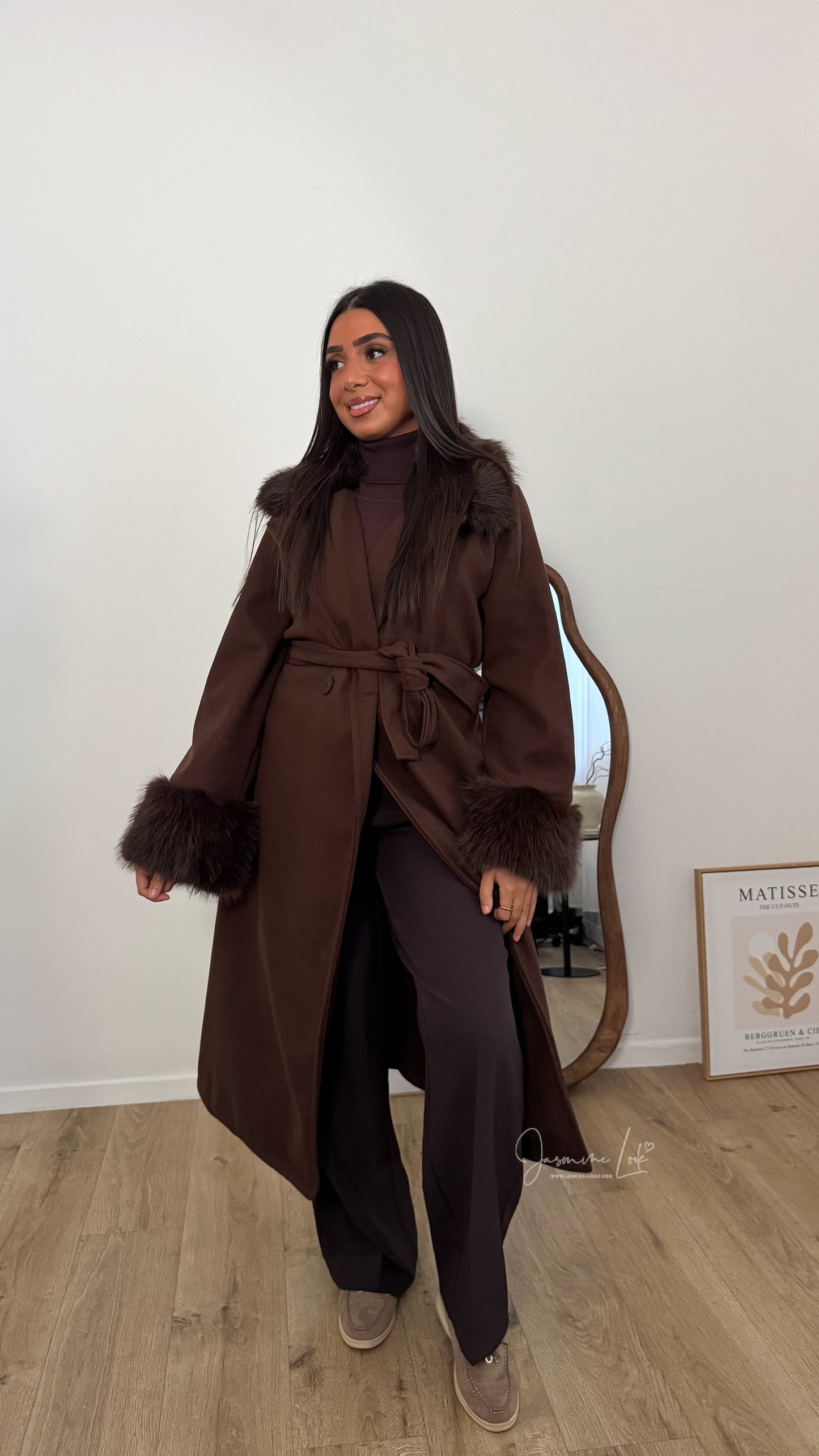Manteau Long Moscou | Marron