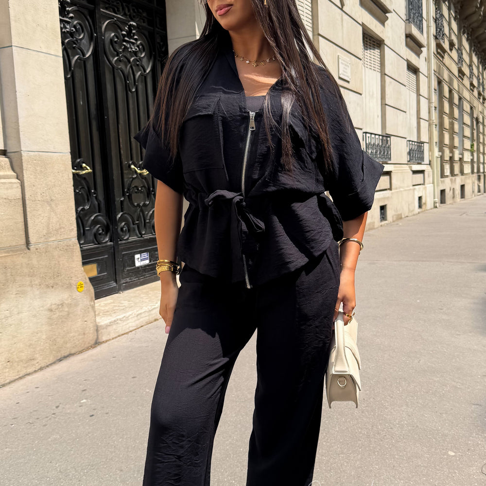 Ensemble Safari Zip noir