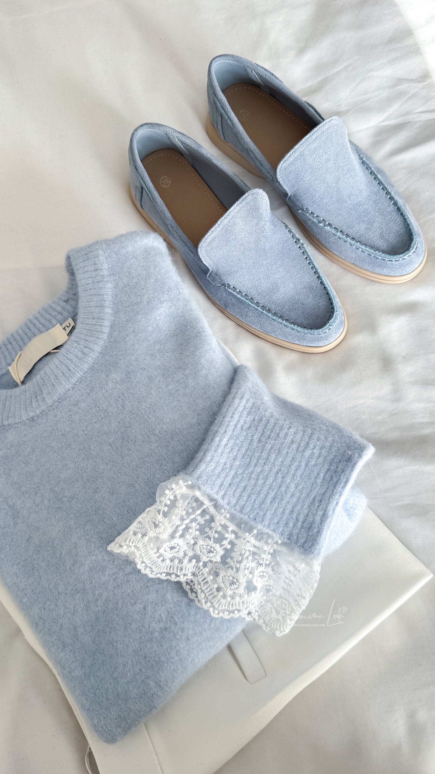 Mocassin Z | Bleu ciel