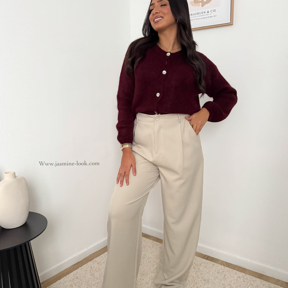 Pantalon Pince beige