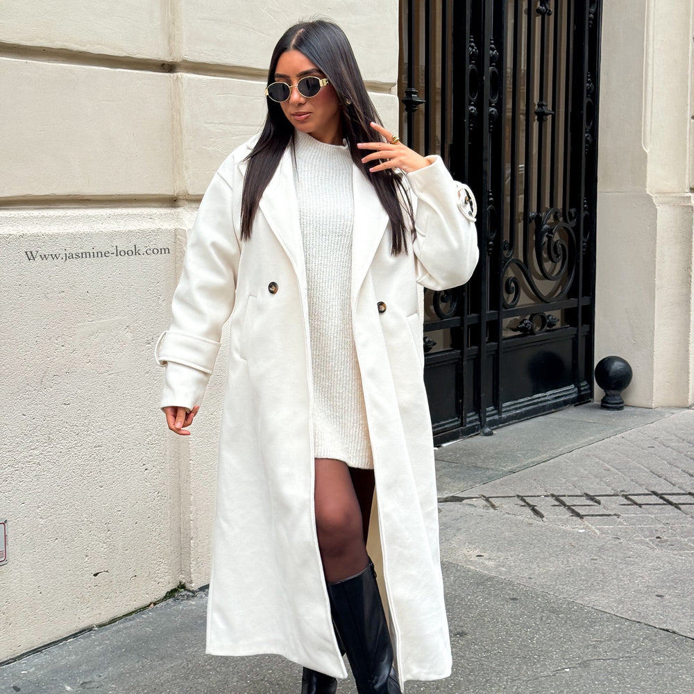 Ivory Tunic Sweater Dress