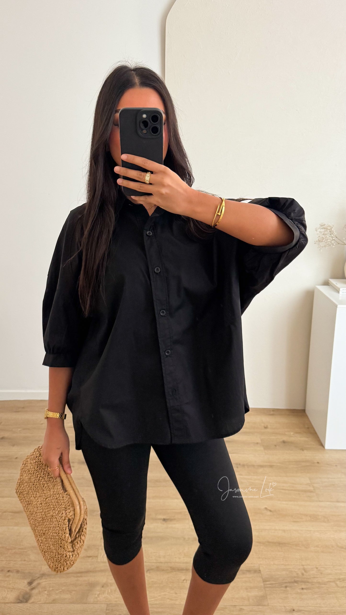 Chemise Over | Noir