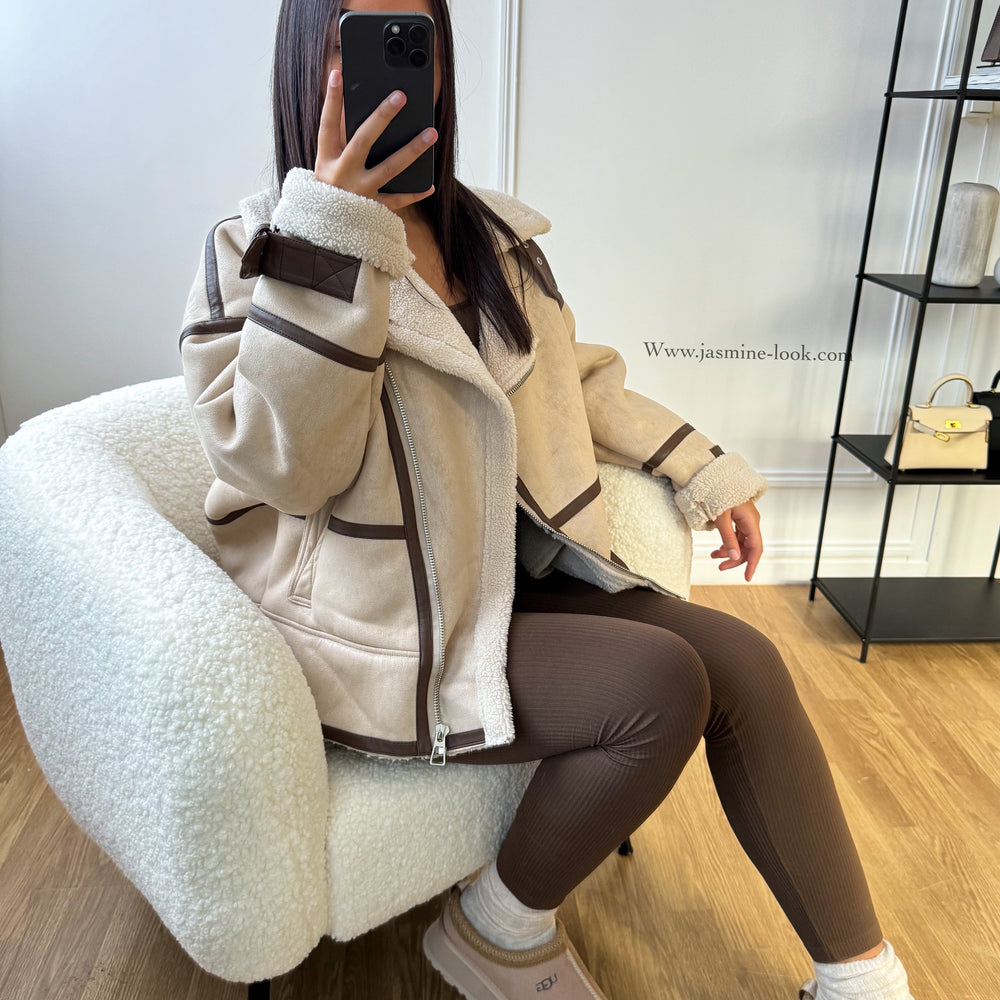 Bomber Brown/Cream