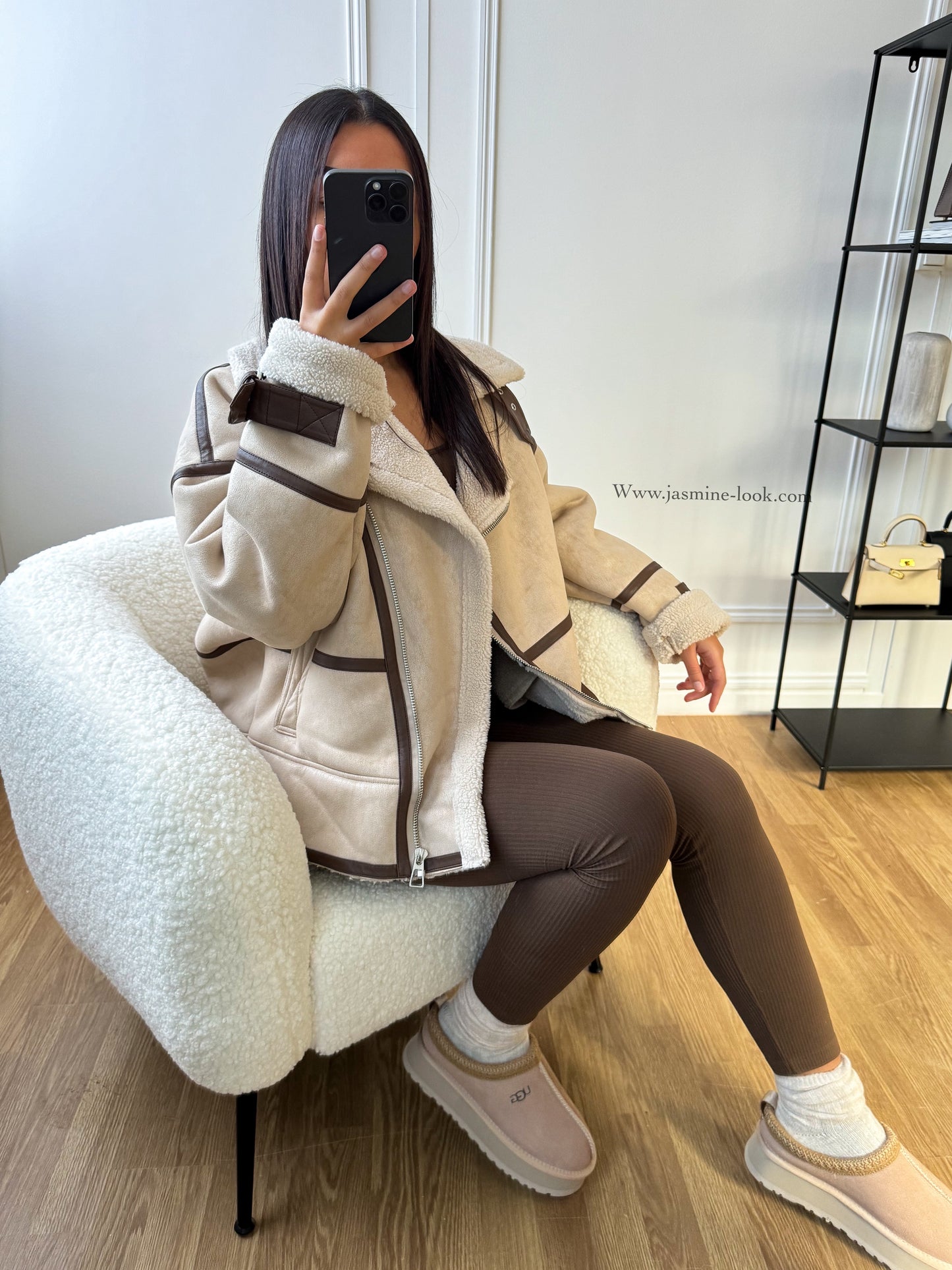 Bomber Brown/Cream