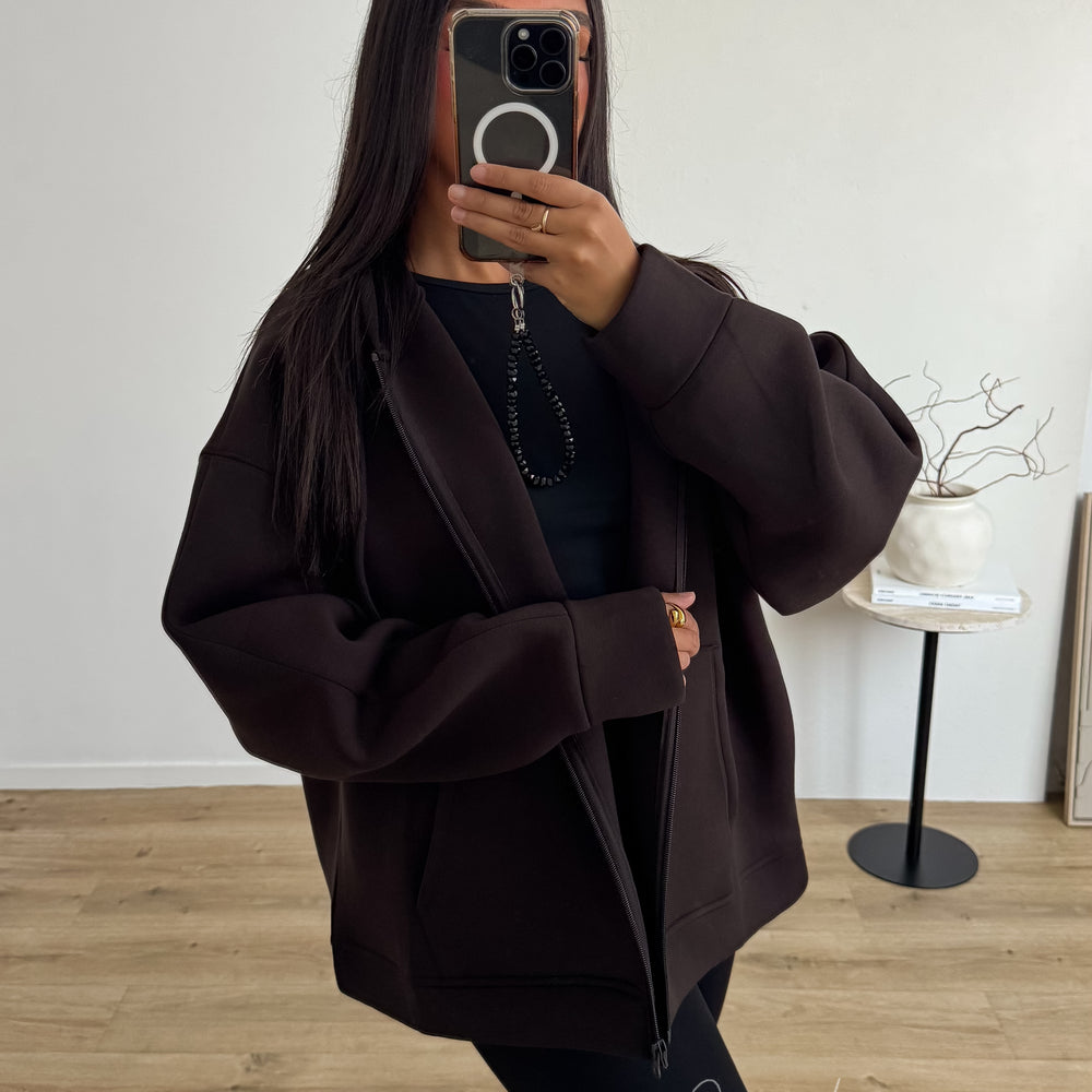Veste Tech Marron