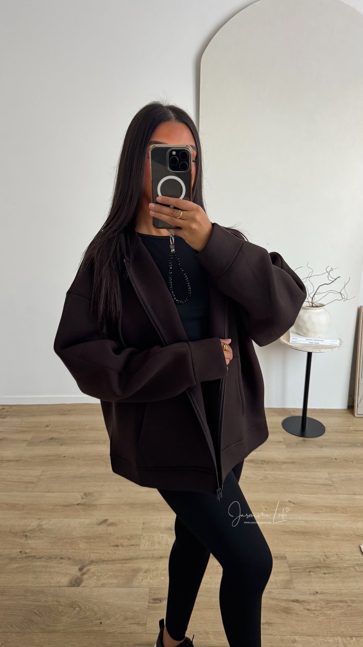 Veste Tech Marron