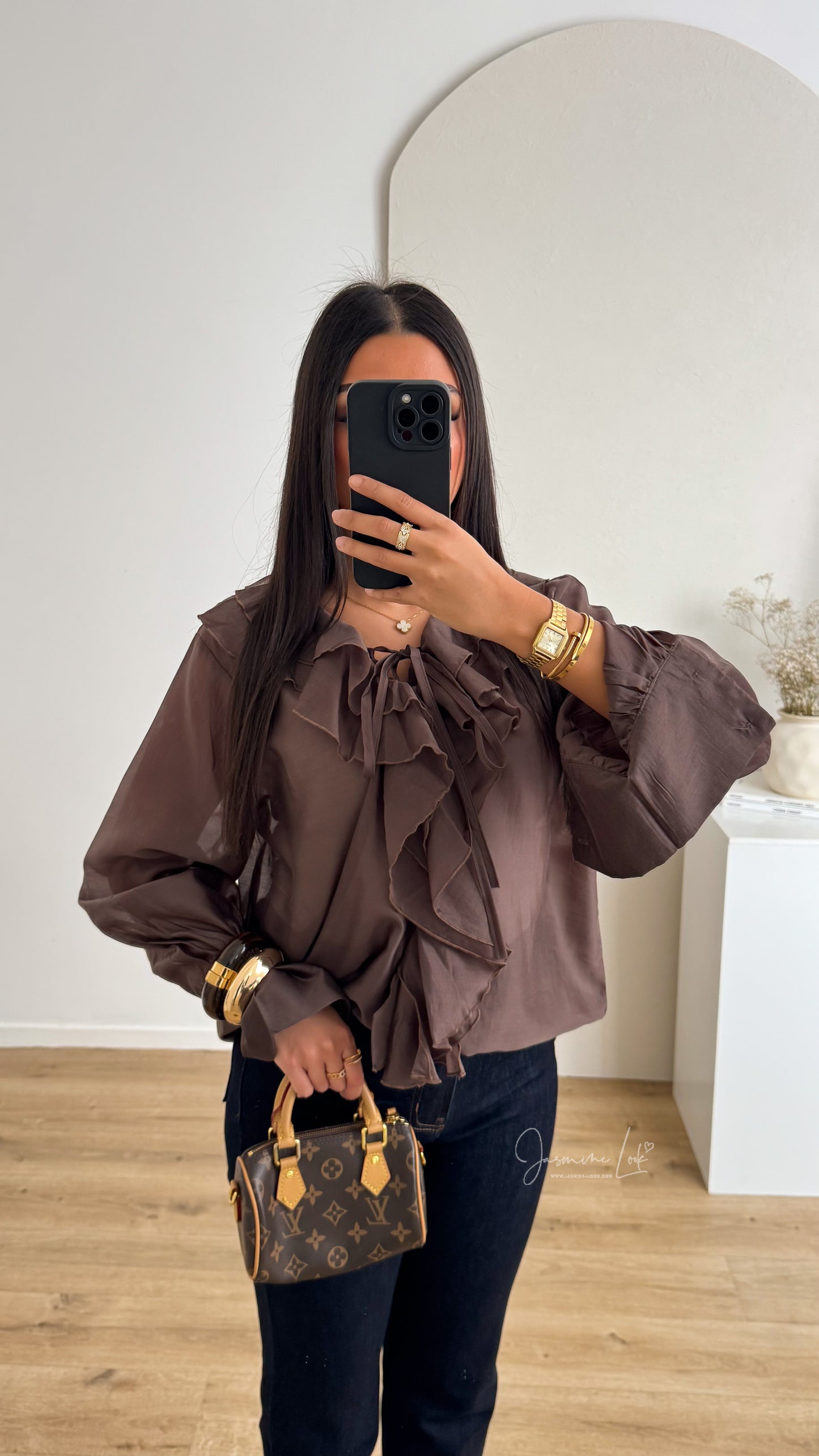 Blouse Boho | Marron
