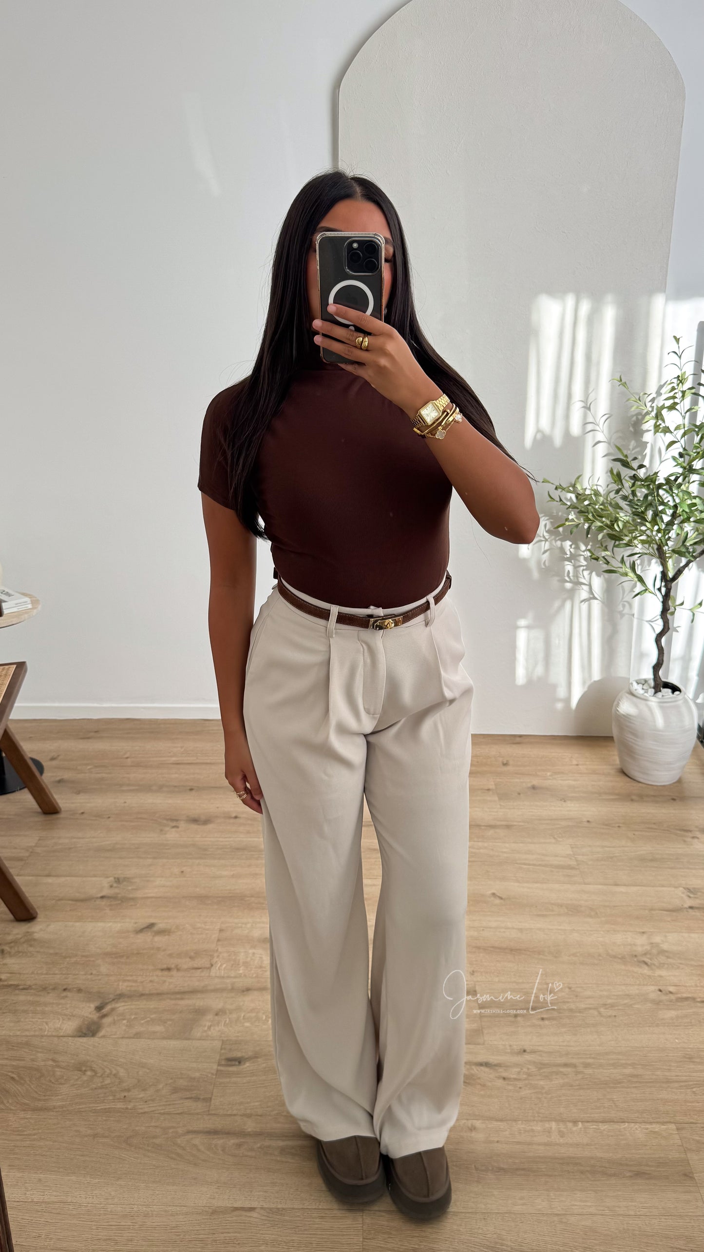 Pantalon Léna beige