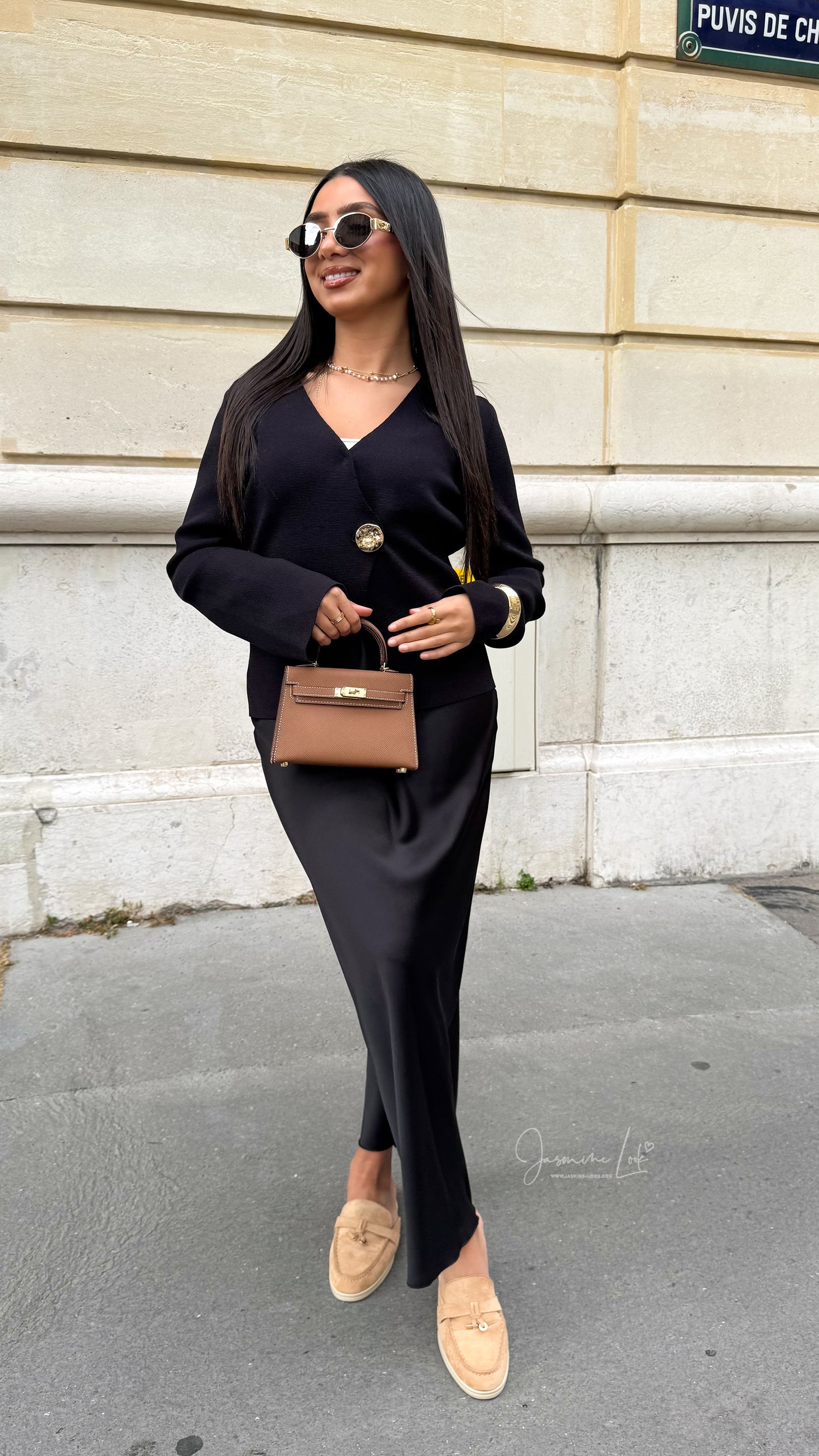 Cardigan Naora noir ML