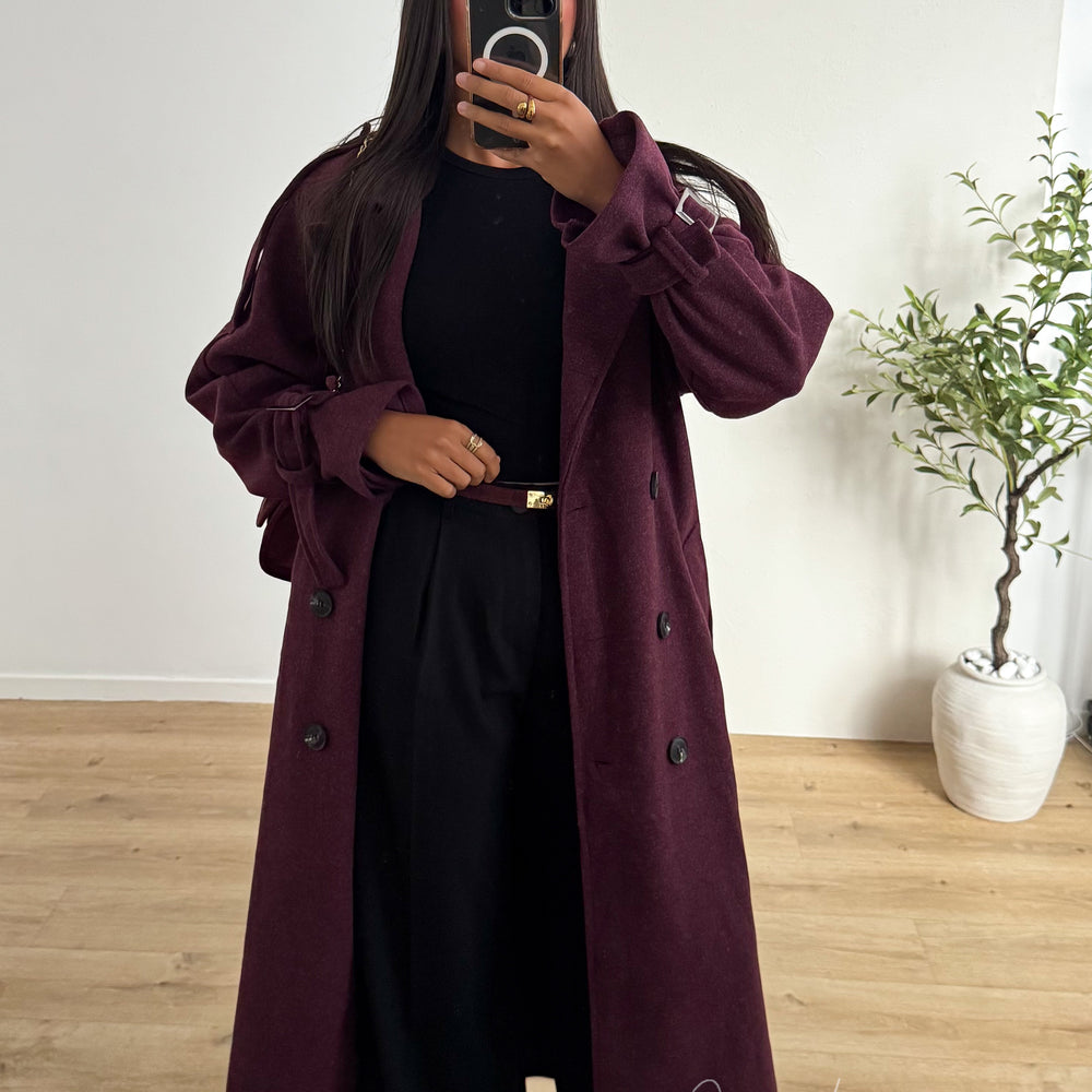 Manteau Amaya | Bordeaux
