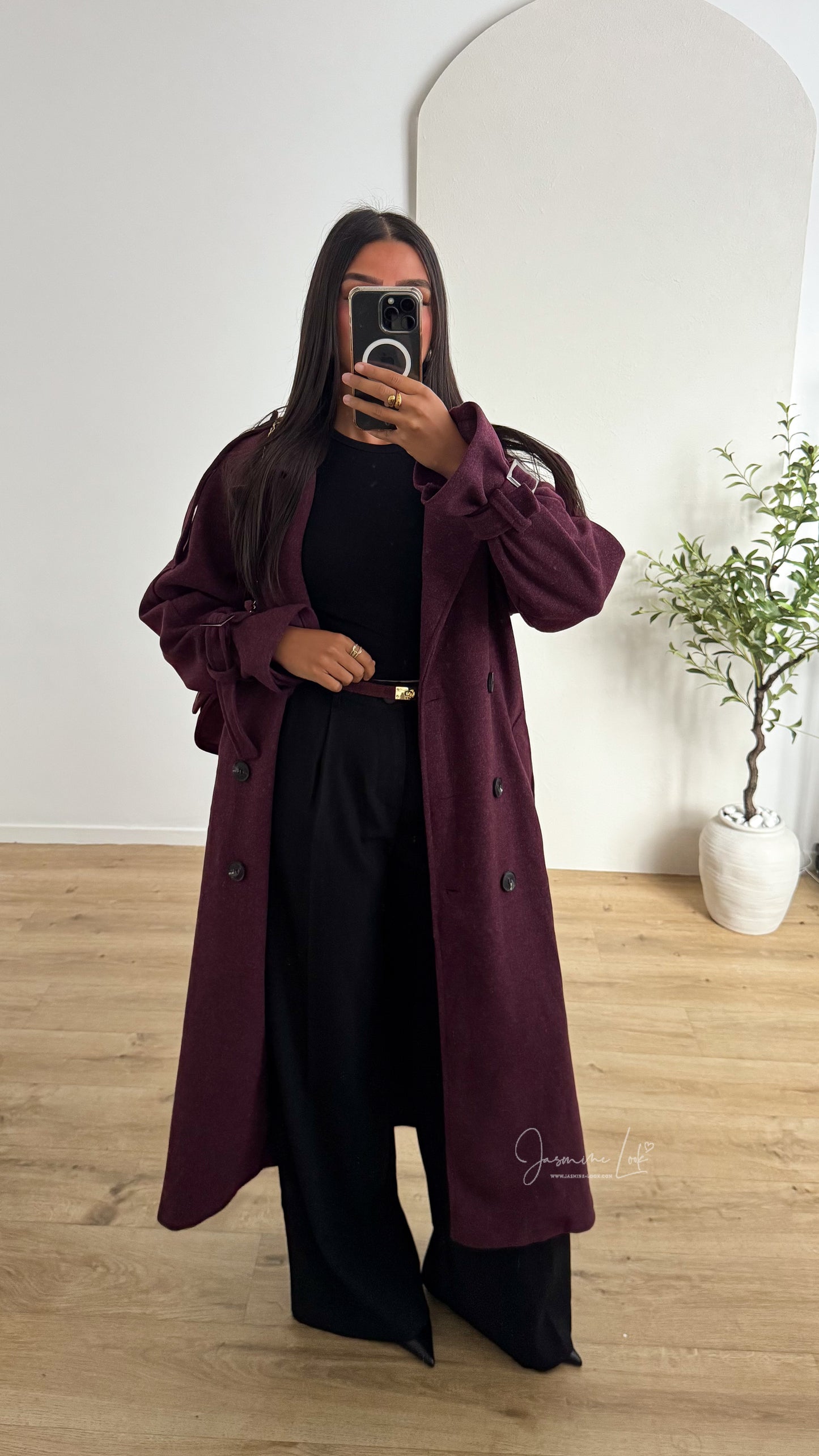Manteau Amaya | Bordeaux