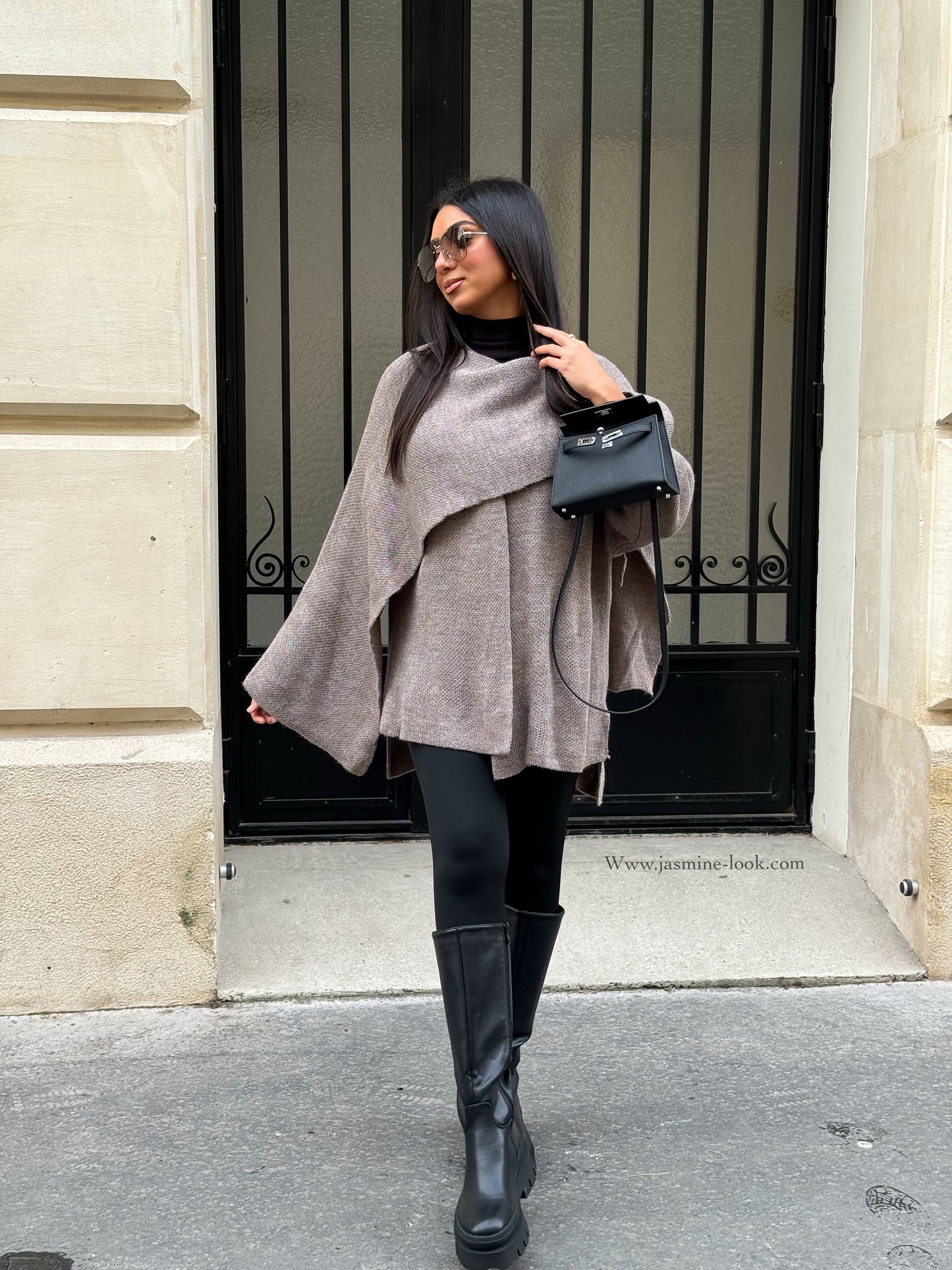 Gilet Cape Z taupe