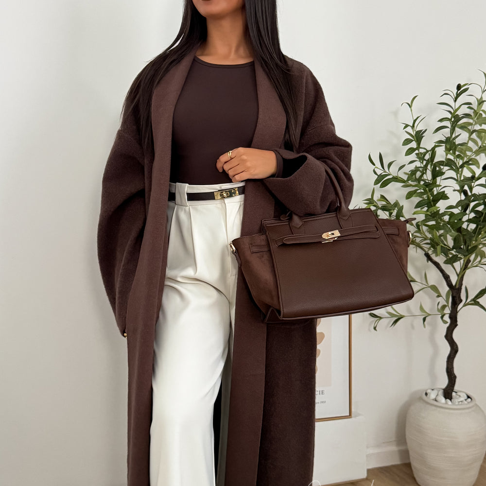 Manteau Teddy Choco
