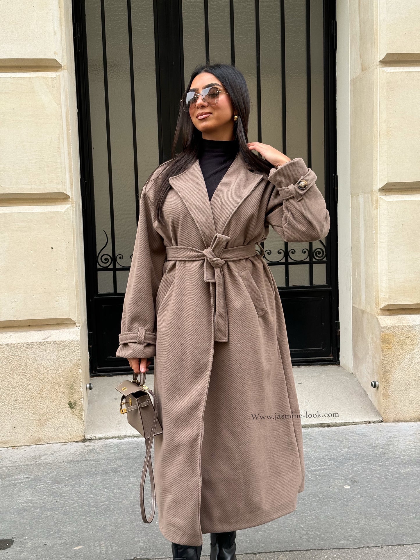 Manteau Zarah taupe