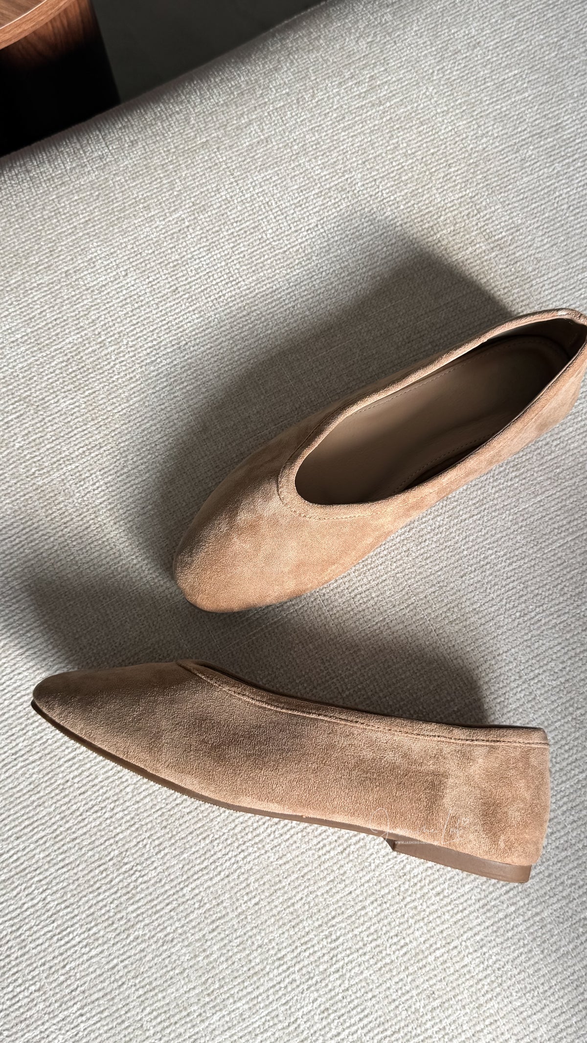 Ballerine Suède | Taupe