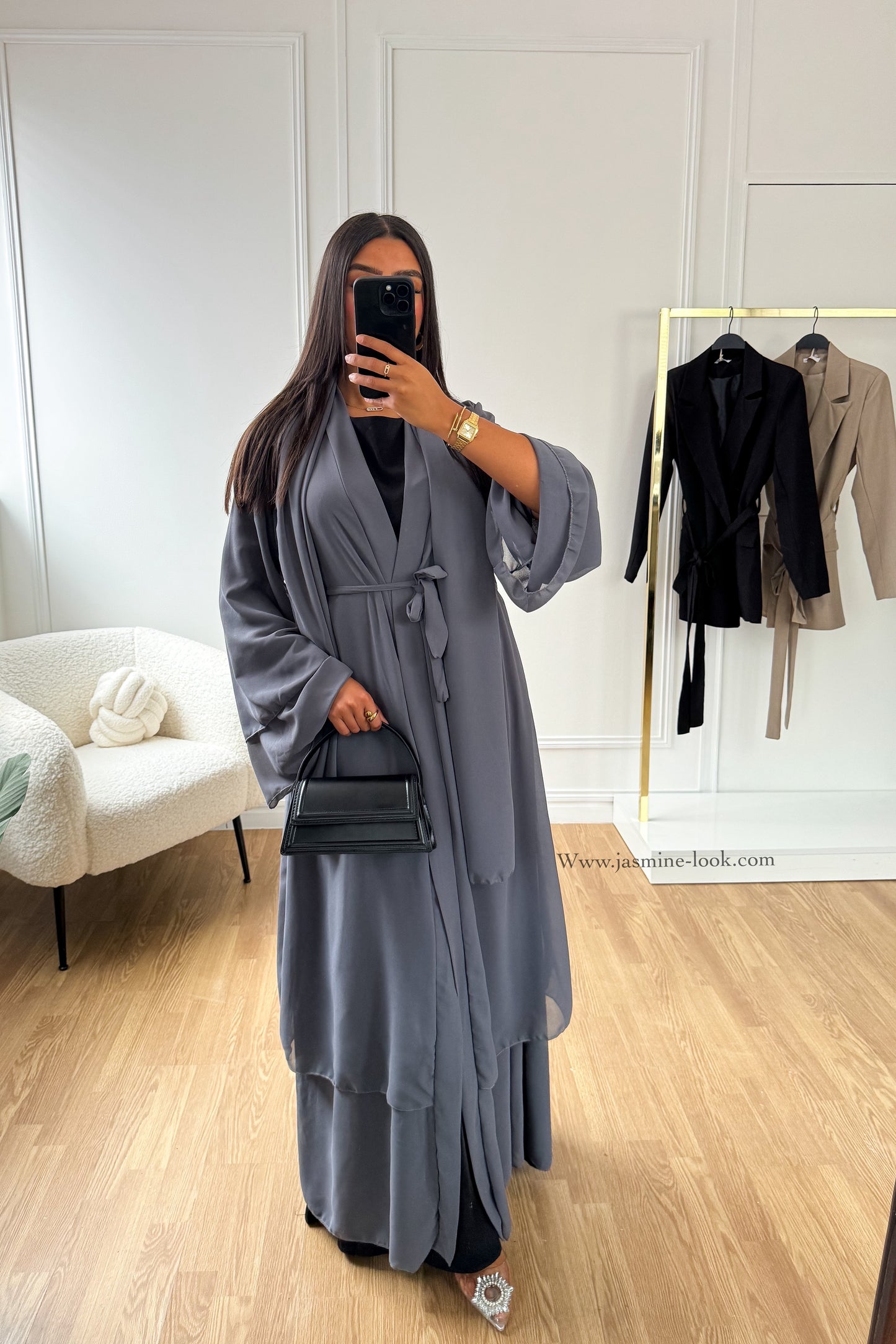 Dark gray Nessma kimono