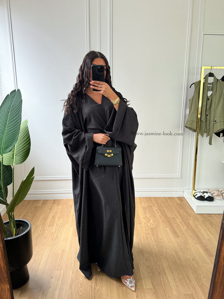Ensemble kimono Qatari noir