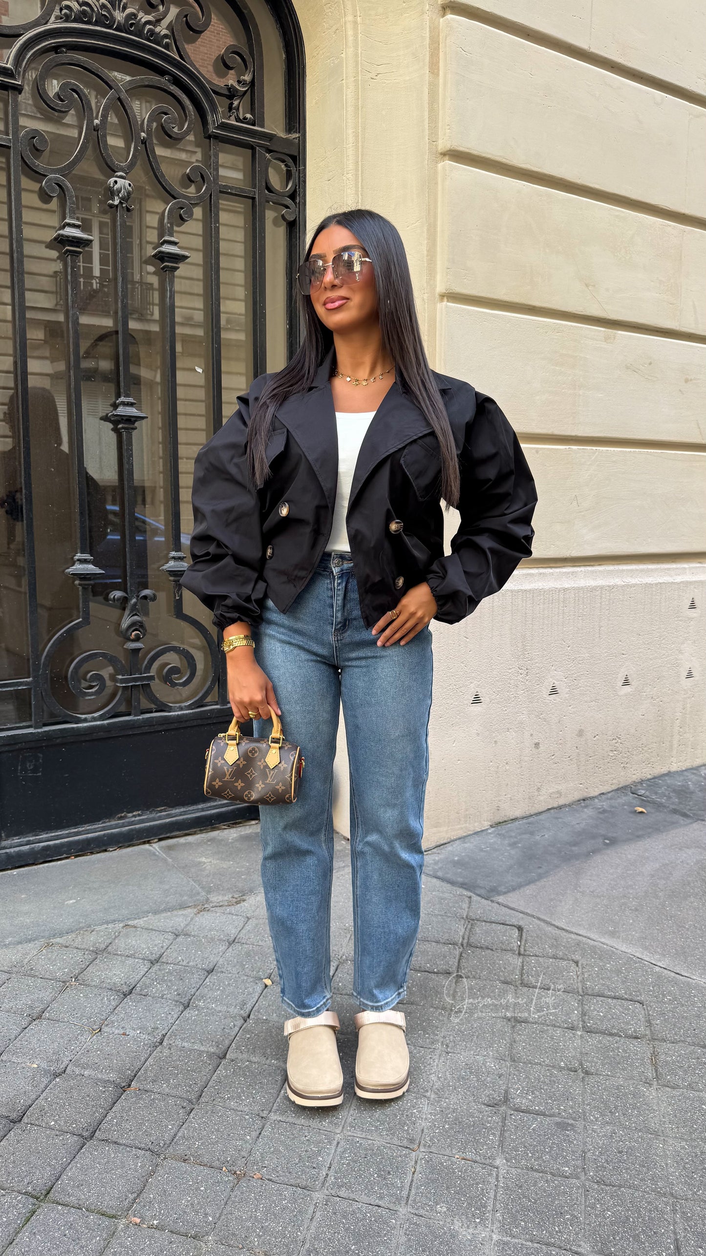 Trench ‘ Bomber Noir