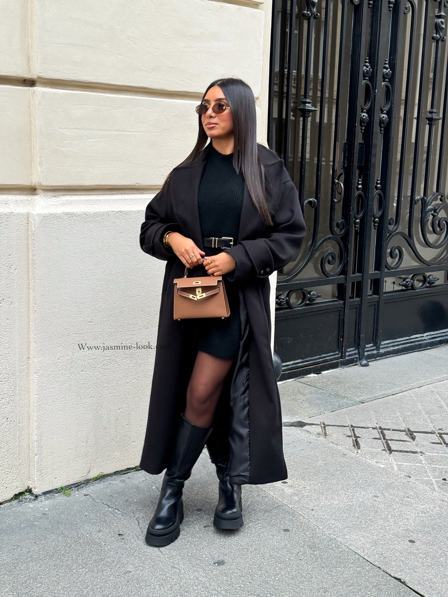 Black Z long coat