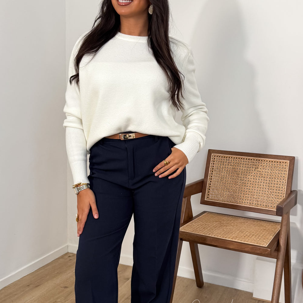 Pantalon Tailleur MINI | MARINE