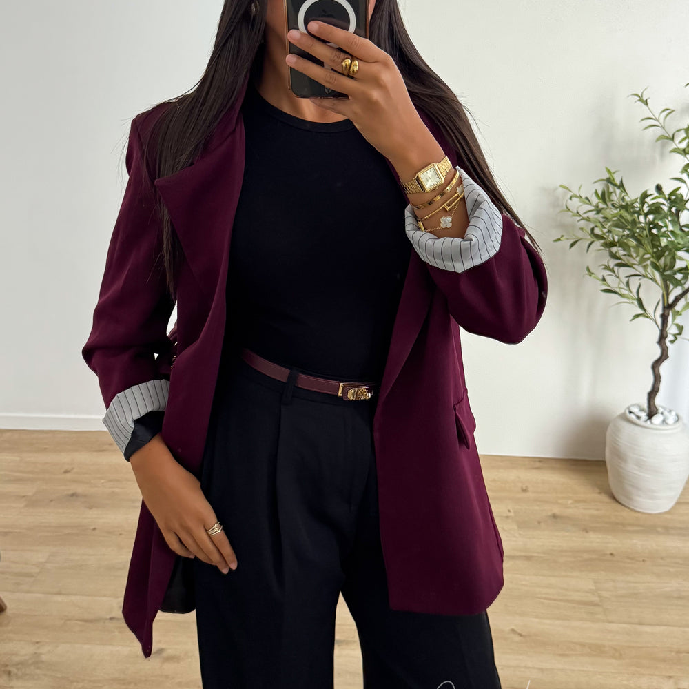 Blazer Z bordeaux