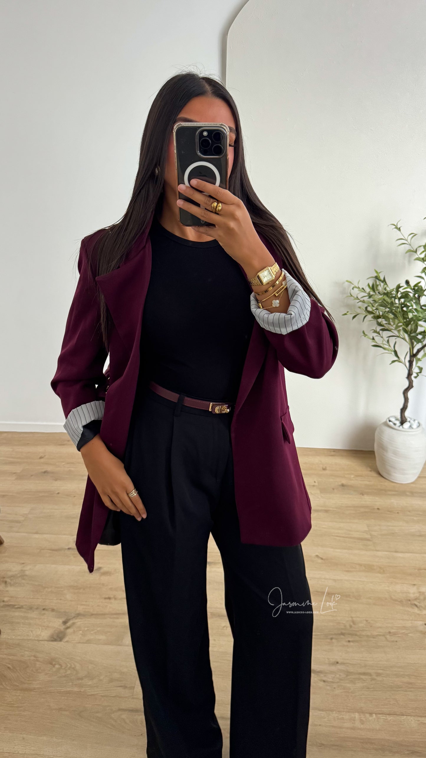 Blazer Z bordeaux