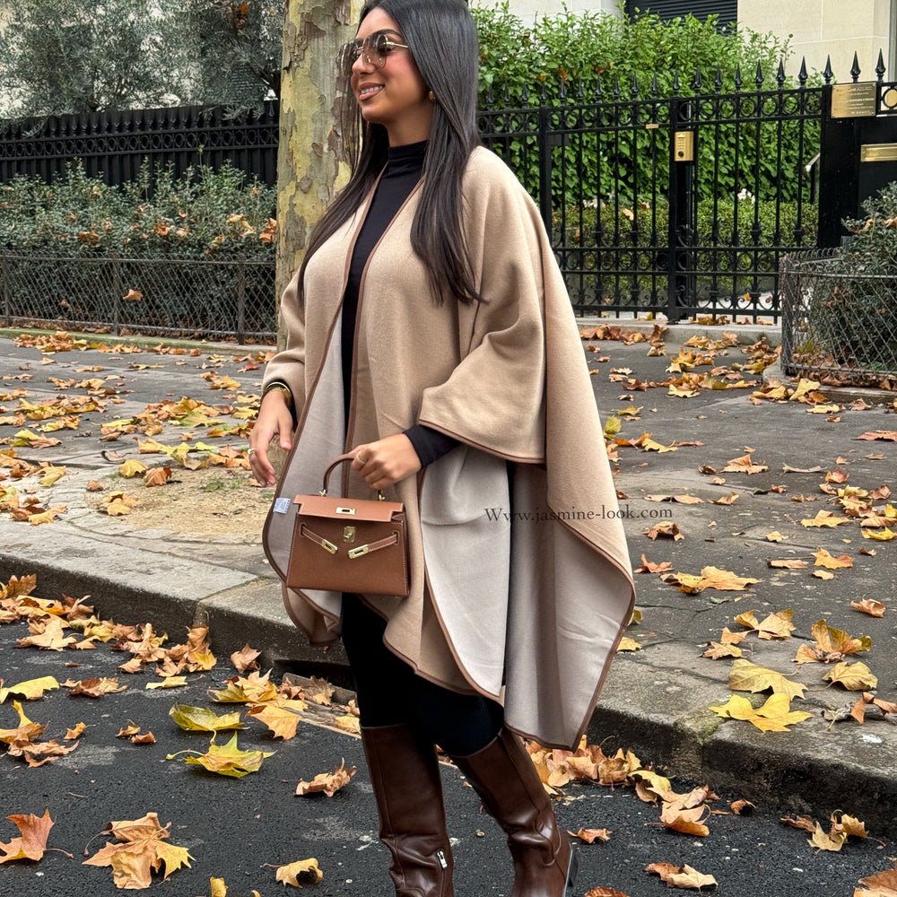 Cape Poncho Camel / beige