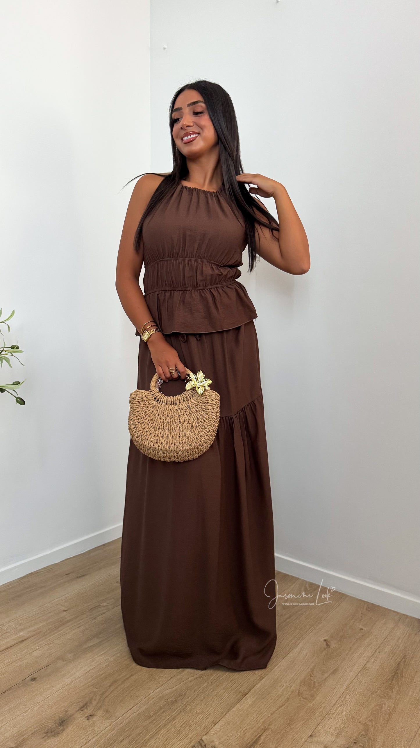 Ensemble jupe Playa Marron