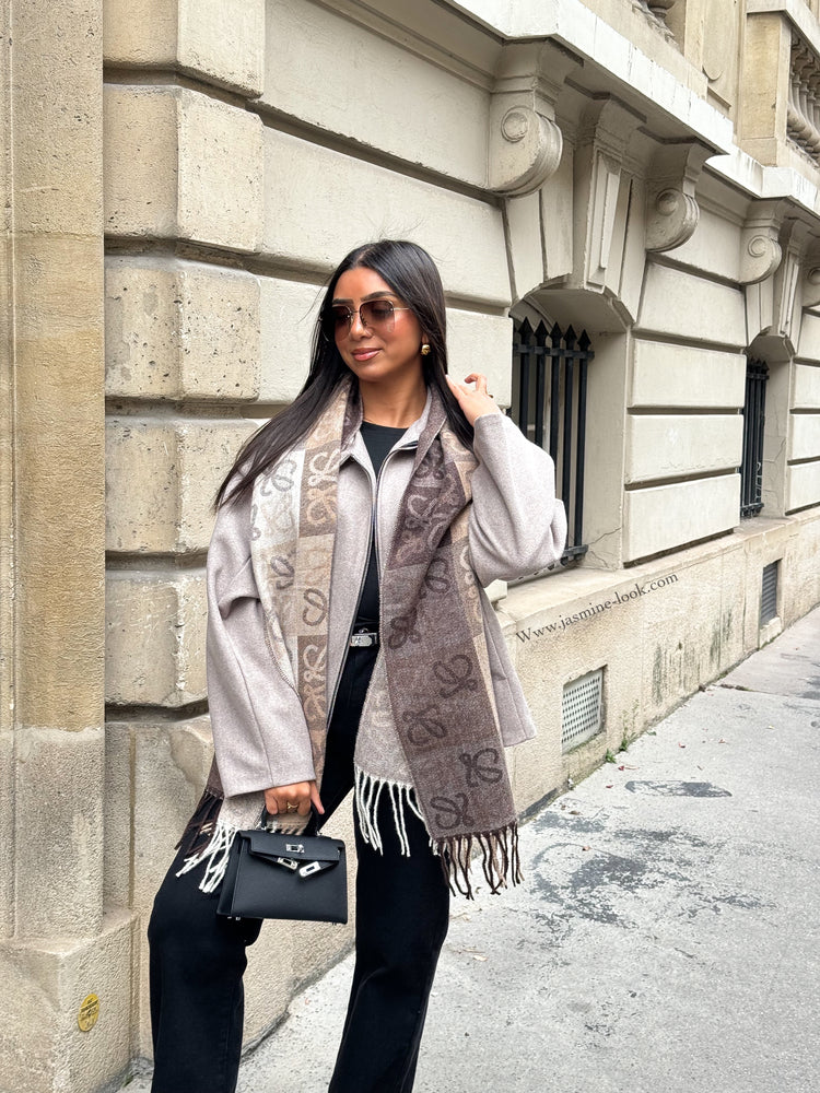 Veste city taupe