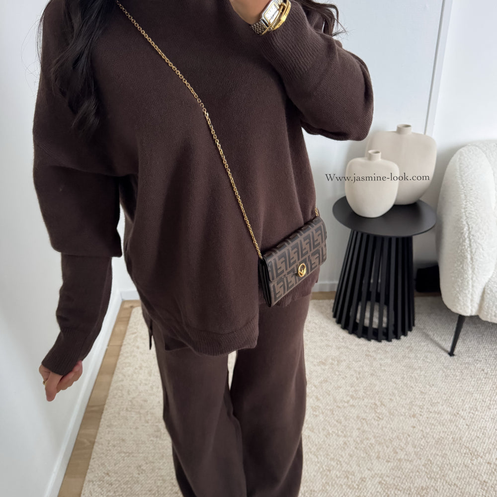 Ensemble Maille Modest marron