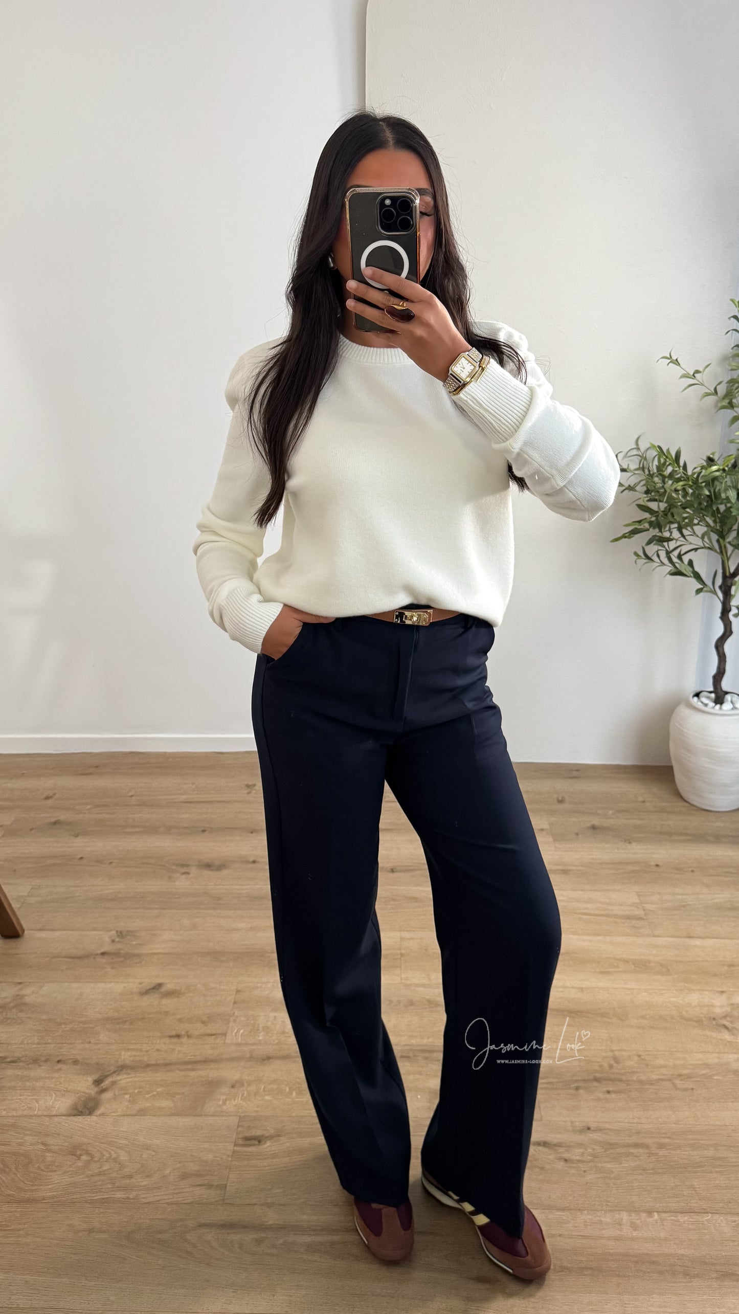 Pantalon Tailleur MINI | MARINE