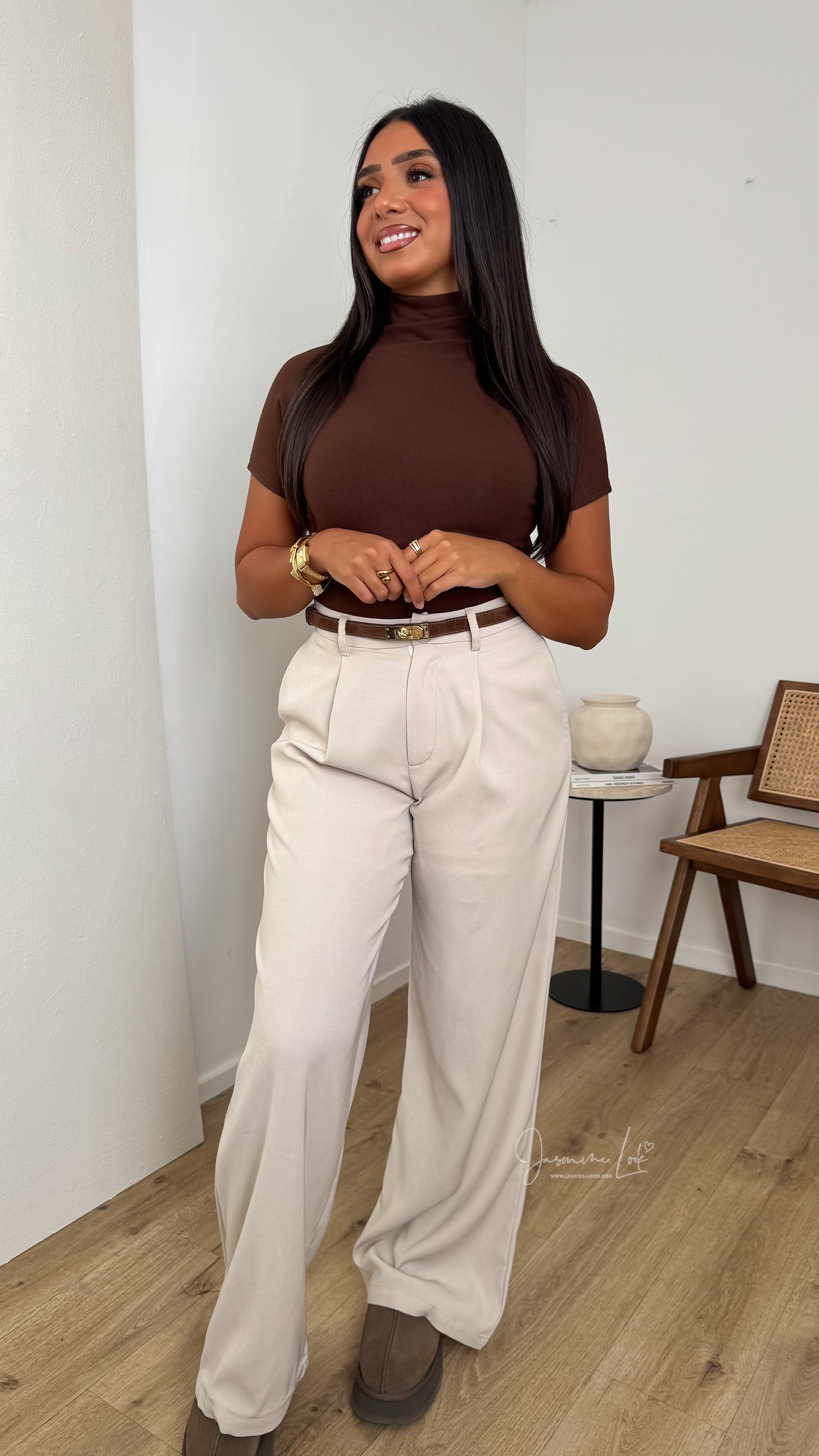 Pantalon Léna beige