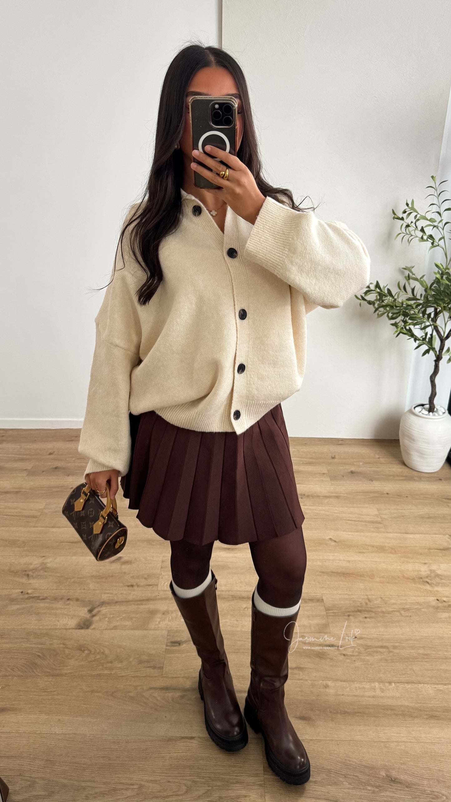 Botte Plateforme | marron