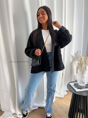 Veste matelassé Satinée