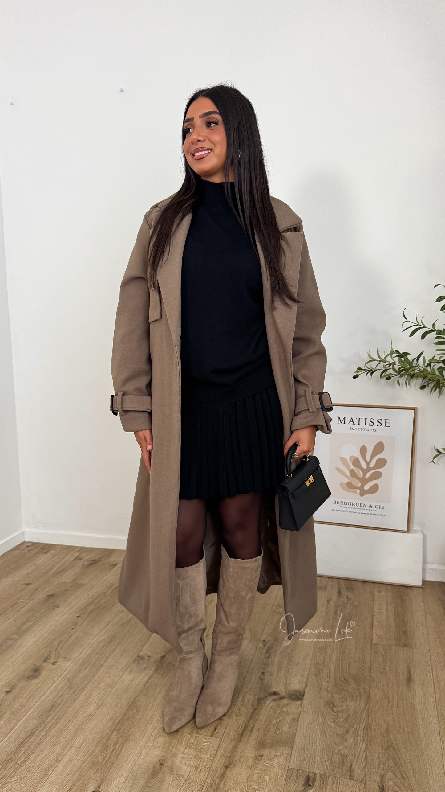 Manteau trench |Taupe