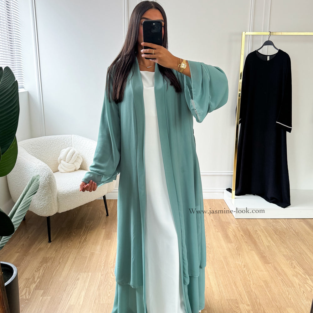 Nessma blue/green kimono