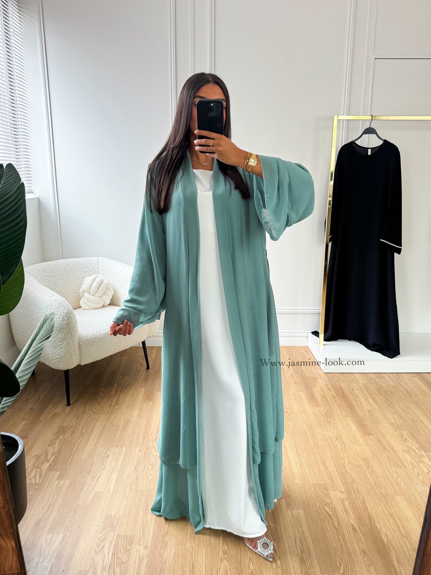 Nessma blue/green kimono