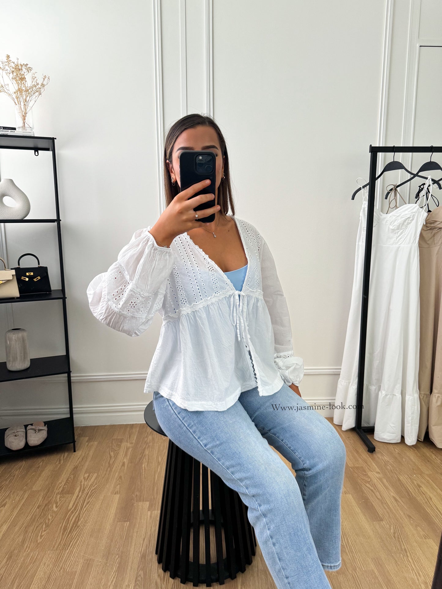 White Bohemian Blouse